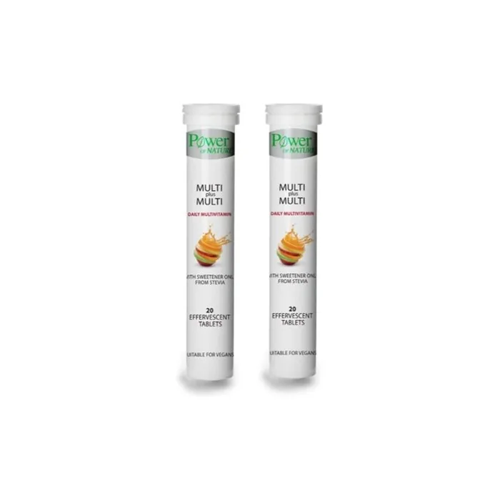 Power Of Nature Promo Multi Plus Multi Daily Multivitamin - 2x20 Effervescent Tablets
