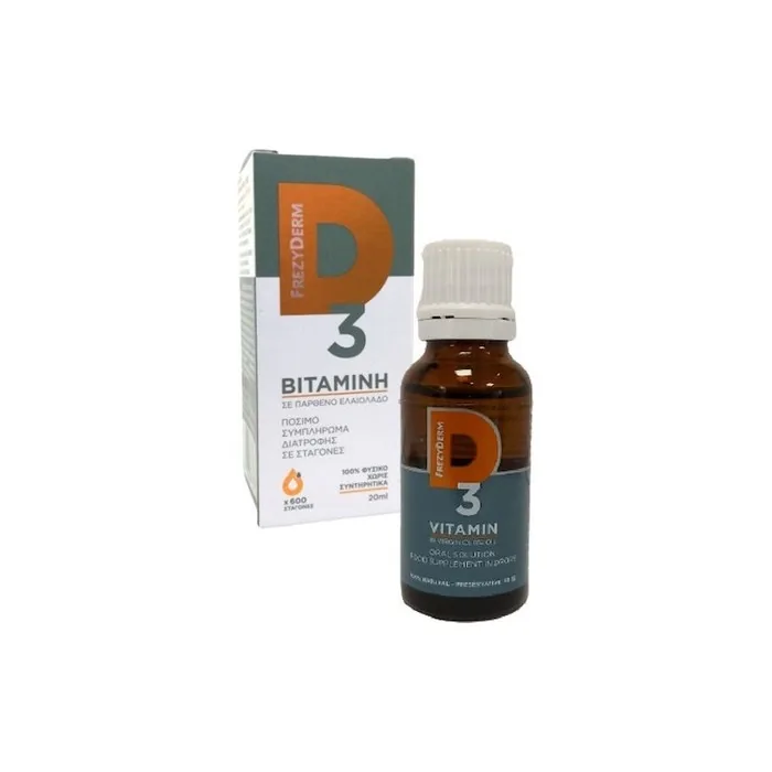 Frezyderm Vitamin D3 Drops 20ml Essential Vitamin Supplement