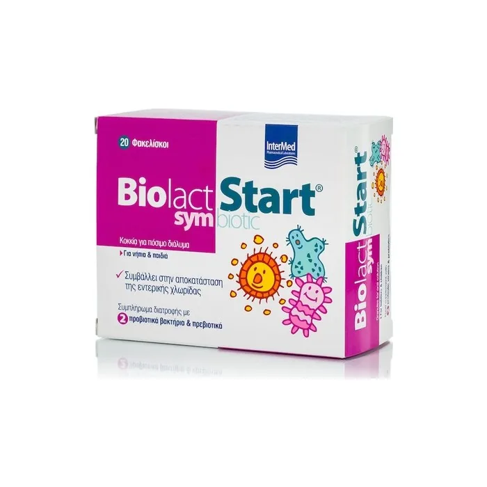 Intermed Biolact Start Symbiotic 20 Sachets Probiotic Dietary Supplement