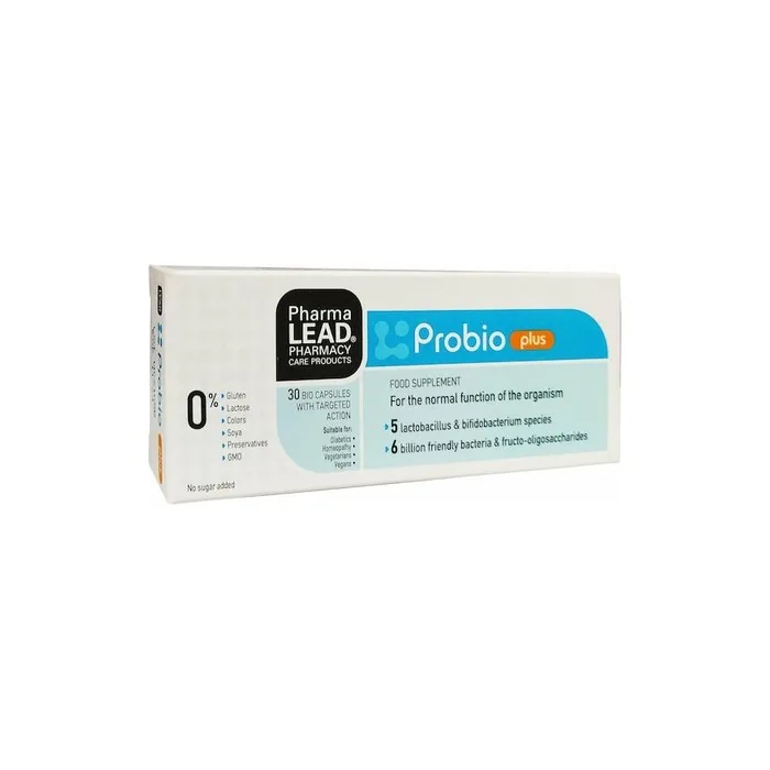 Pharmalead Probio Plus Dietary Supplement For Restoration Of Intestinal Flora 30 Capsules