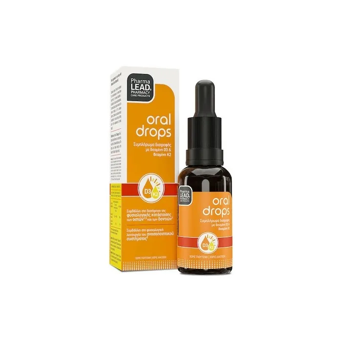 Pharmalead Oral Drops D3 K2 Dietary Supplement With Vitamin D3k2 In Drops 20ml