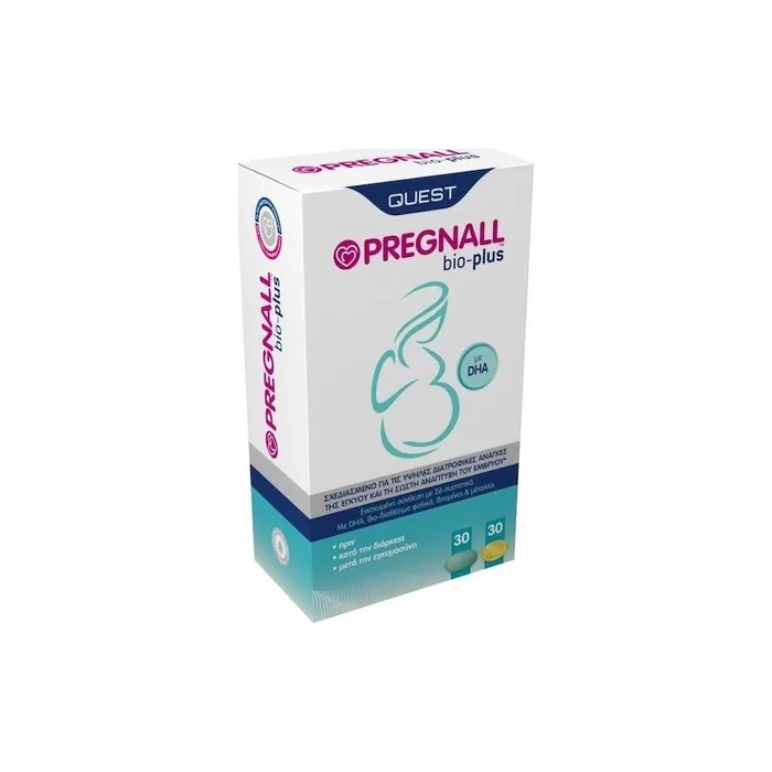 Quest Pregnal Bio Plus Dietary Supplement Multivitamins 30 Capsules And 30 Tablets