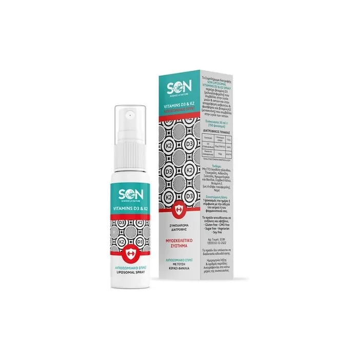 Science Of Nature Vitamins D3 K2 Liposomal Spray 30 Ml