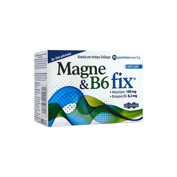 Unipharma Unipharma Magne B6 Fix Magnesium And Vitamin B6 30 Sachets