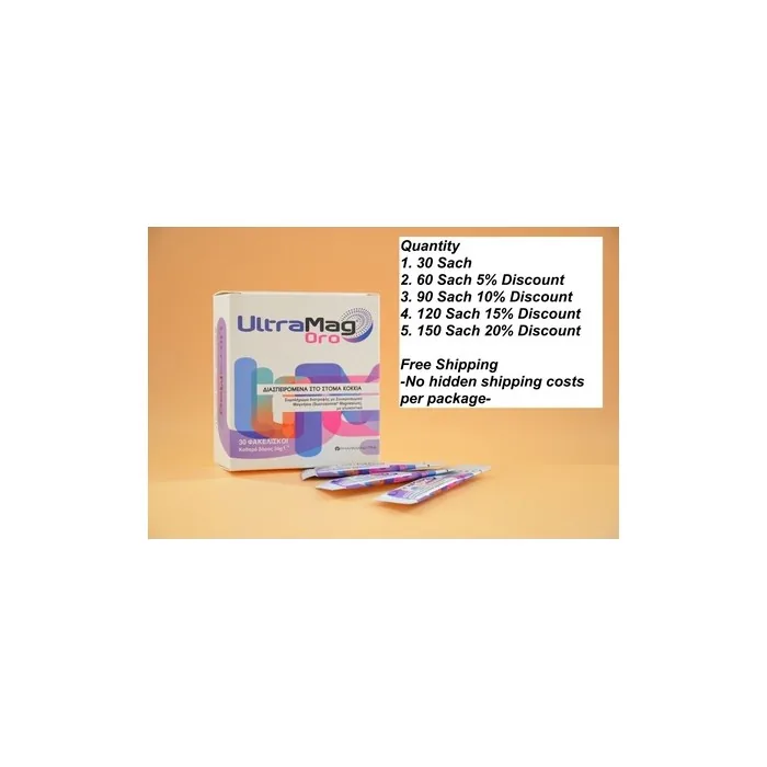 UltraMag Gold Sucrosomal Magnesium Supplement Increased Absorption - Up to 150