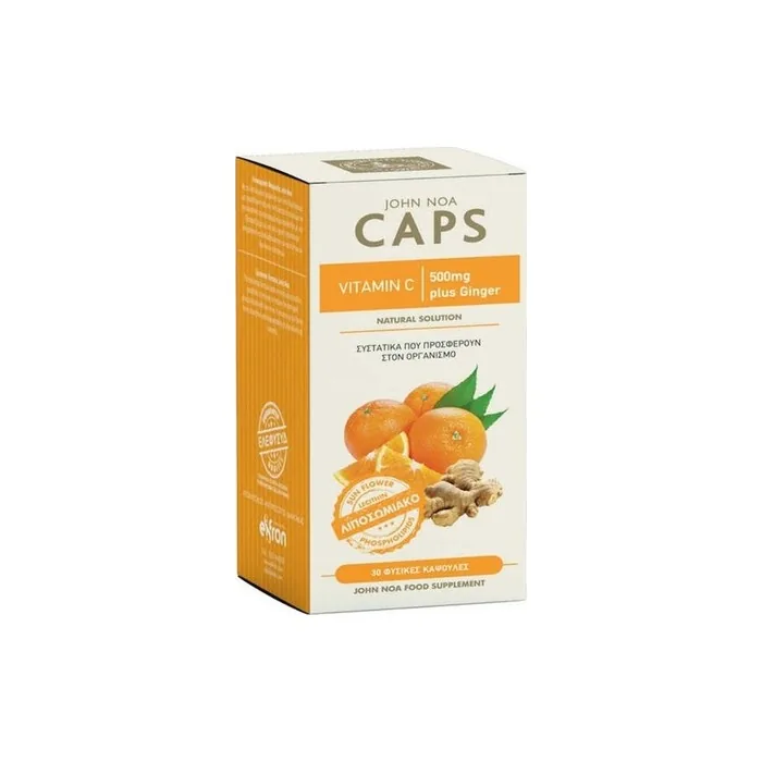 John Noa Vitamin C 500mg Plus Ginger 30 Capsules
