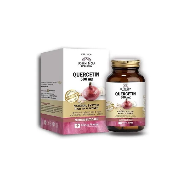 John Noa Quercetin 500mg Liposomal Supplement With Quercetin 60 Capsules