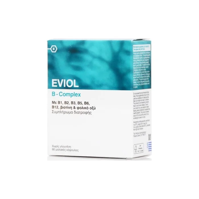 Eviol Bcomplex 60 Soft Capsules For Normal Nervous System Function