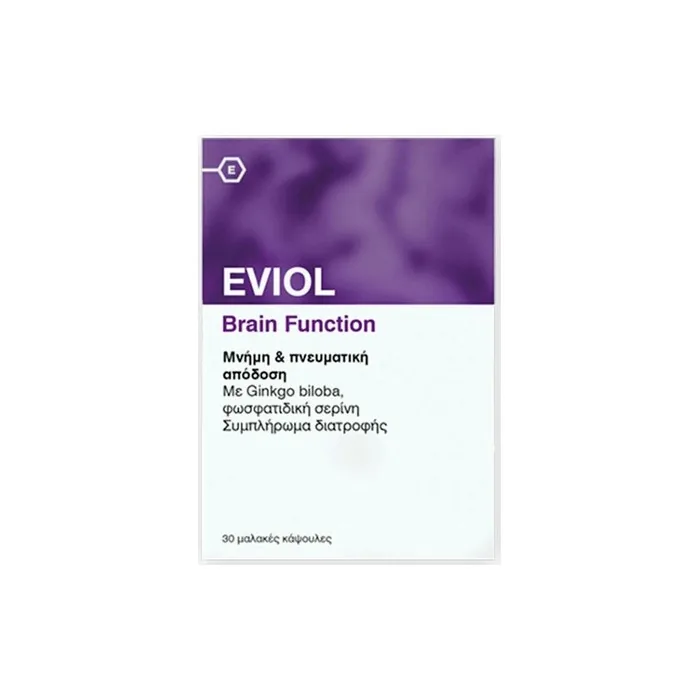 Eviol Brain Function Strong Formula For Good Memory Mental Performance 30 Soft Capsules