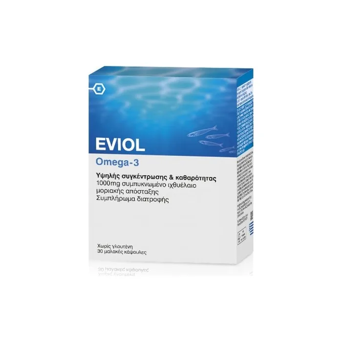 Eviol Omega3 1000mg 30 Softgel Capsules