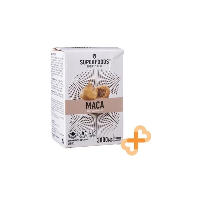 Superfoods Maca 50 Capsule Food Supplement Libido Support For Men And Women