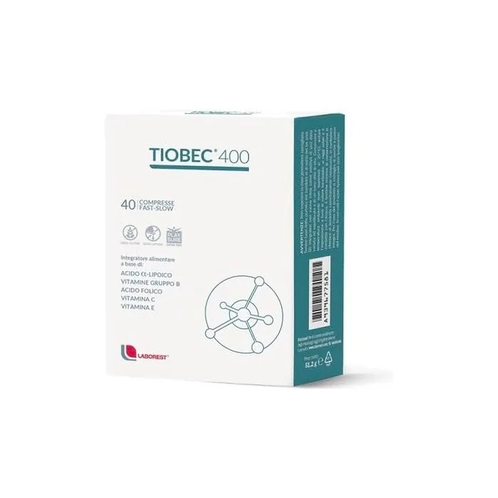 Tiobec 400 Nutritional Supplement 40 Tablets