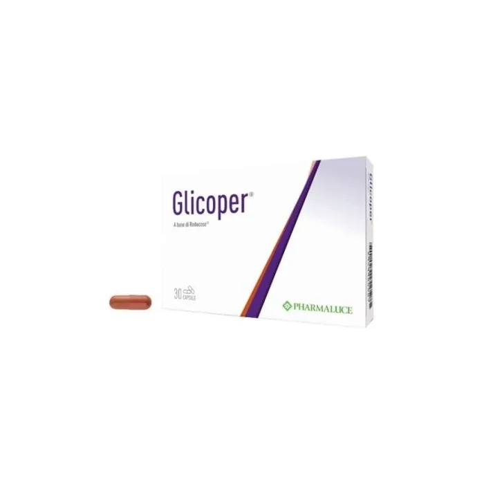 Pharmaluce Glicoper Reduces Postprandial Glycemic Response 30 Capsules