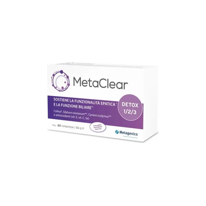 MetaClear Metagenics 60 Tablets