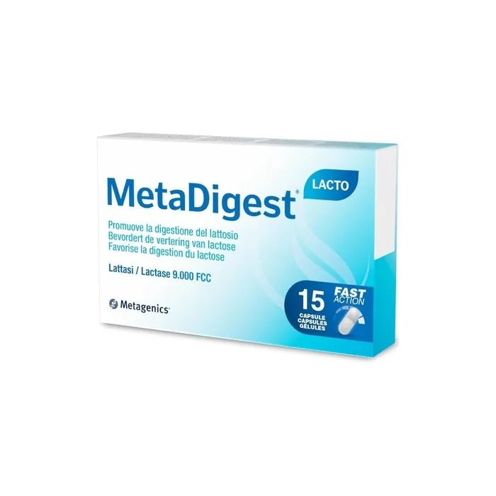 Metadigest Lacto Improves Lactose Digestion 15 Capsules