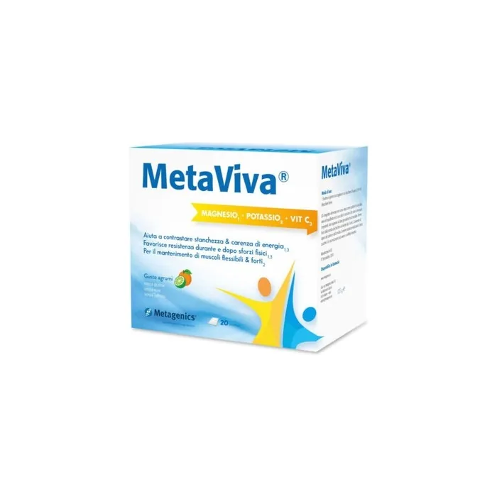 MetaViva Magnesium Potassium Vitamin C Metagenics 20 Sachets