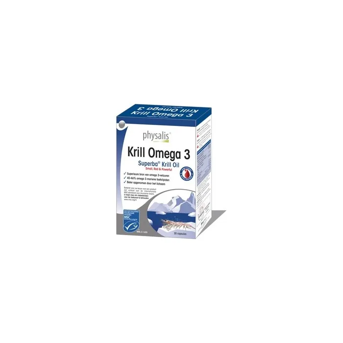 Physalis Krill Omega 3 60 Pearls Dietary Supplement