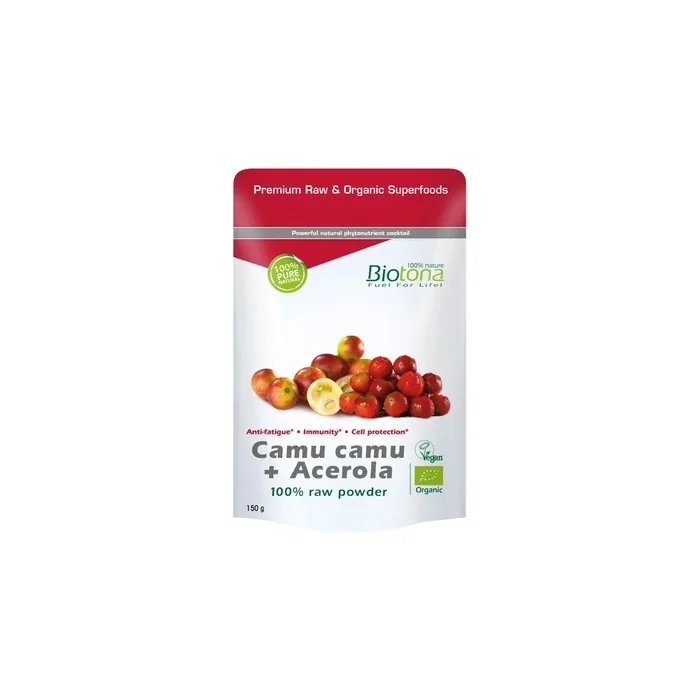 Biotona Camu Camu And Acerola Vegan Superfood Organic 150g