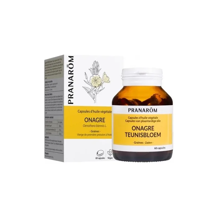 Pranarom Evening Primrose Oil Capsules Food Supplement 60 Capsules