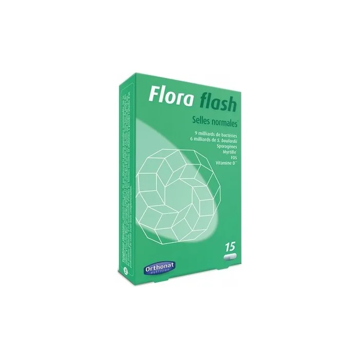 Orthonat Flora Flash Normal Bowel Movement 15 Capsules