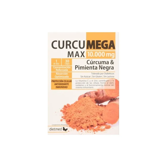 Dietmed Curcumega Max 10,000mg - 30 Capsules