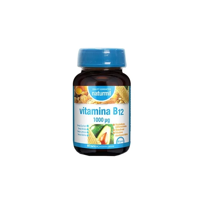 Dietmed Naturmil Vitamin B12 Supplement 1000mcg 60 Tablets