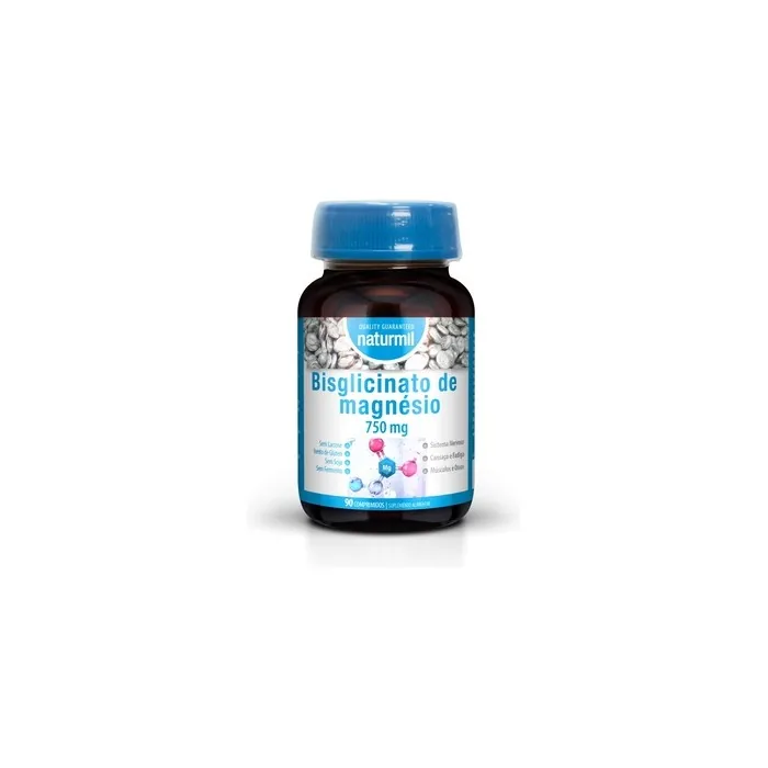 Naturmil Magnesium Bisglycinate 750mg 90 Tablets