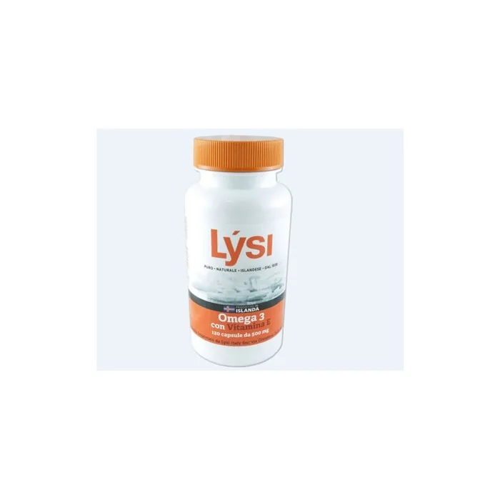 Lysi Omega 3 with Vitamin E Dietary Supplement 120 Capsules