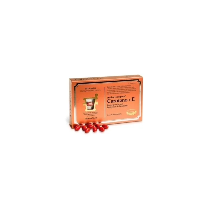 Pharma Nord Activecomplex Carotene E 60 Capsules Dietary Supplement