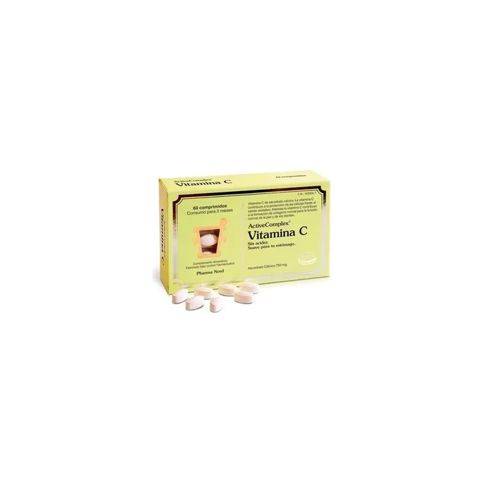 Pharma Nord Activecomplex Vitamin C 60 Tablets Calcium Ascorbate