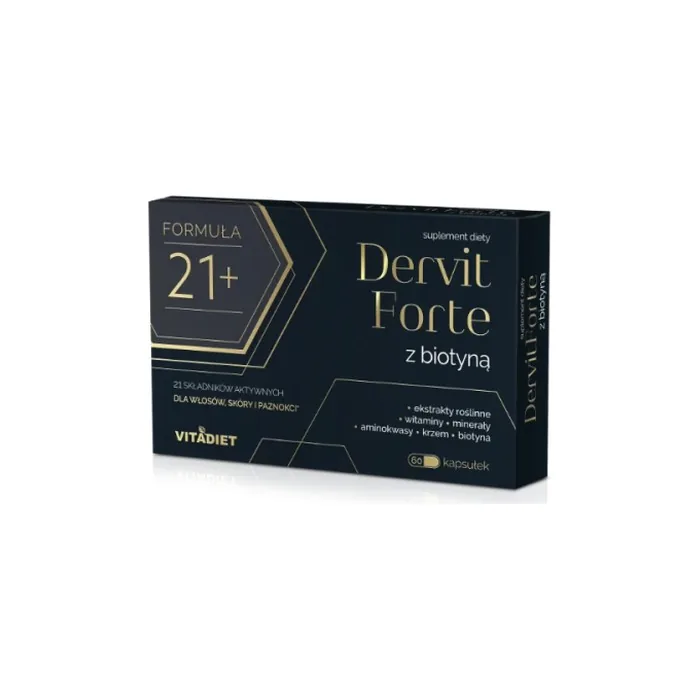 Vitadiet Dervit Forte with Biotin 60 Capsules