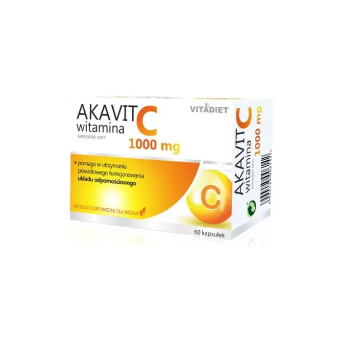 Vitadiet Akavit Vitamin C 1000mg 60 Capsules