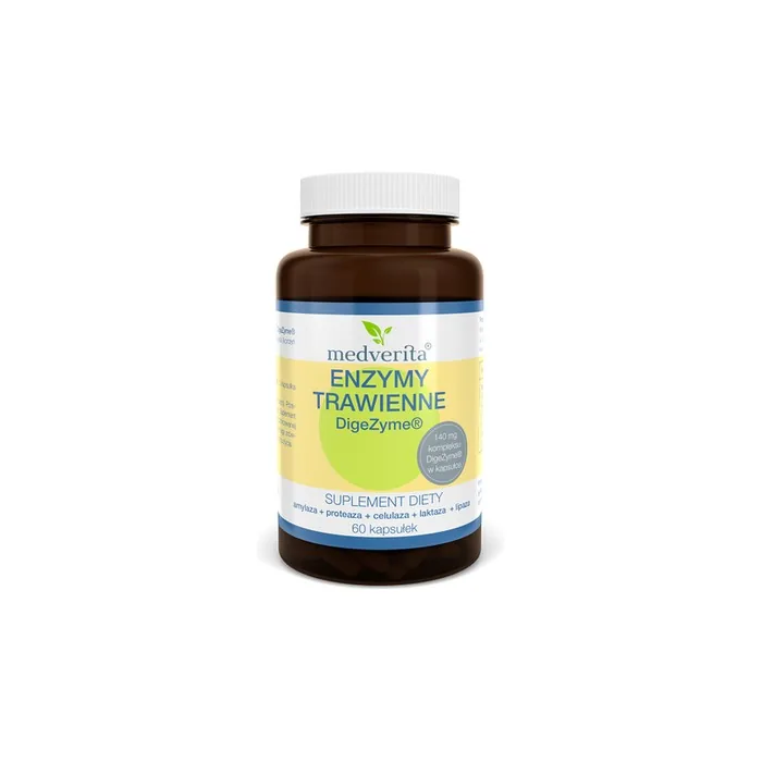 Medverita Digezyme Digestive Enzymes 60 Capsules