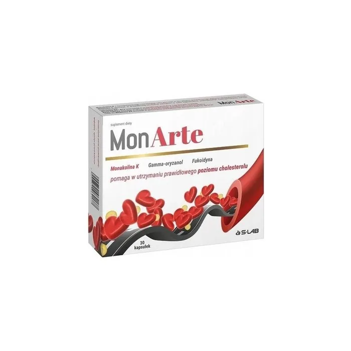 Monarte Monacolin K 3mg Gammaoryzanol Fucoidin Cholesterol Capsules