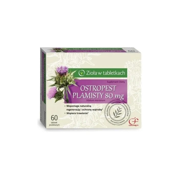 Herbs in Tablets Milk Thistle 80mg 60 Tablets