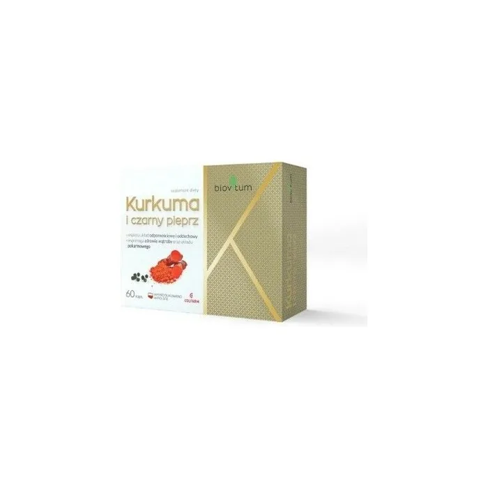 Biovitum Turmeric and Black Pepper 60 Capsules