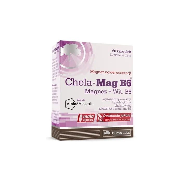Olimp Labs Chela Mag B6 Dietary Supplement 60 Capsules