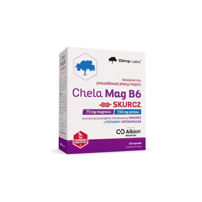 Olimp Labs Chelated Magnesium B6 Cramp Dietary Supplement 60 Capsules