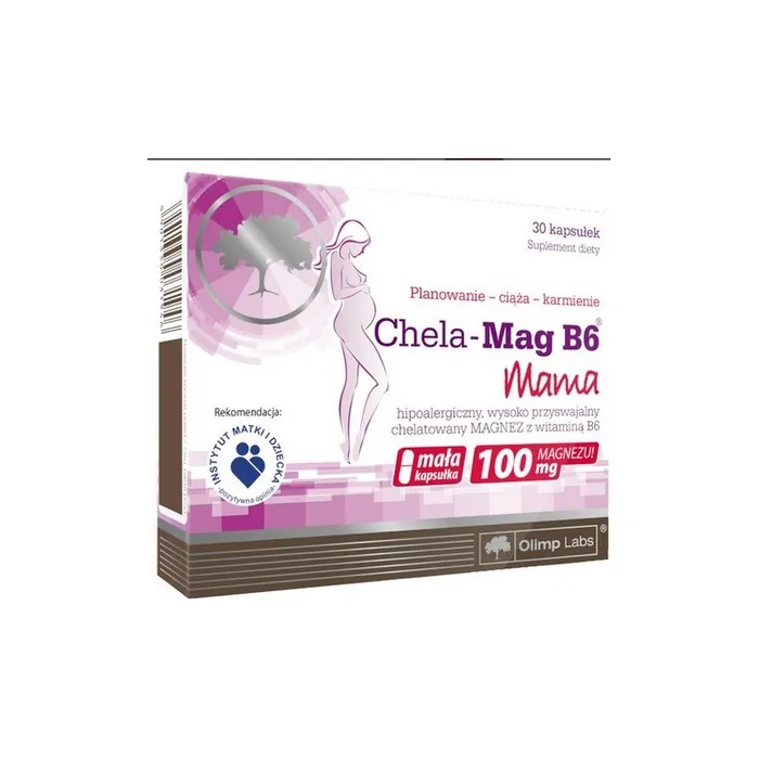 Magnesium Chelamag B6 Supplement For Nervous System Stress And Muscle Cramps