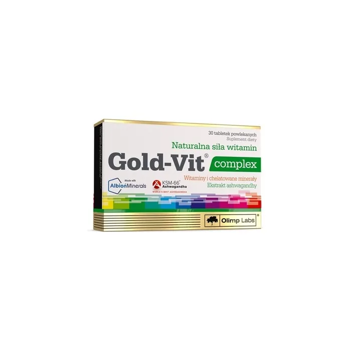 Olimp Labs Gold-Vit Complex Dietary Supplement With Vitamins And Minerals 30 Tablets