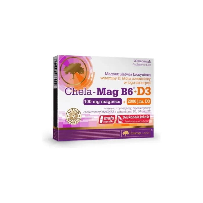 Olimp Chela-Mag B6 + D3, 30 Capsules