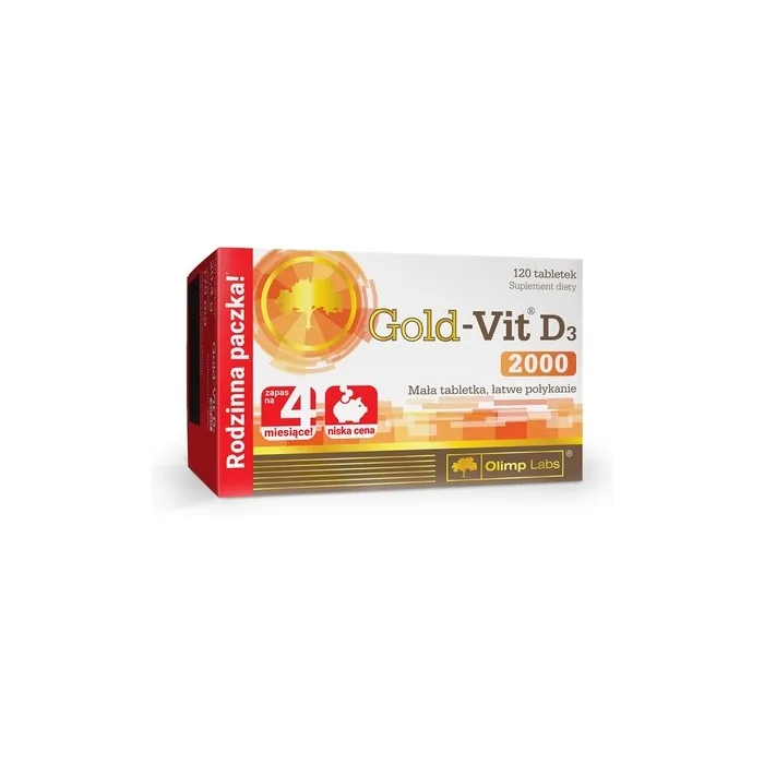 Olimp Labs Gold-Vit D3 2000 Dietary Supplement 120 Tablets