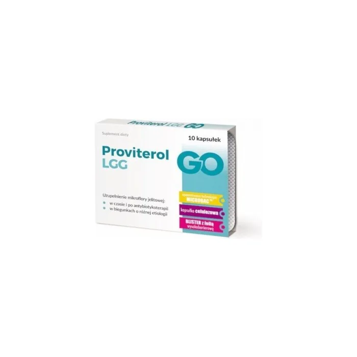 Proviterol LGG GO 10 Capsules Lactobacillus rhamnosus GG Bacteria