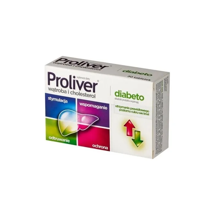 Proliver Diabeto Liver Support Supplement 30 Tablets for Normal Blood Sugar