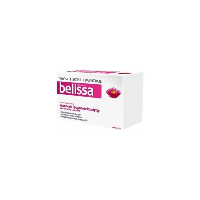 Belissa Hair Skin Nails Vitamins And Minerals 60 Tablets With Folic Acid Biotin And Iron