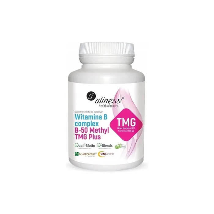 Vitamin B Complex B-50 Methyl TMG Plus 100 Capsules