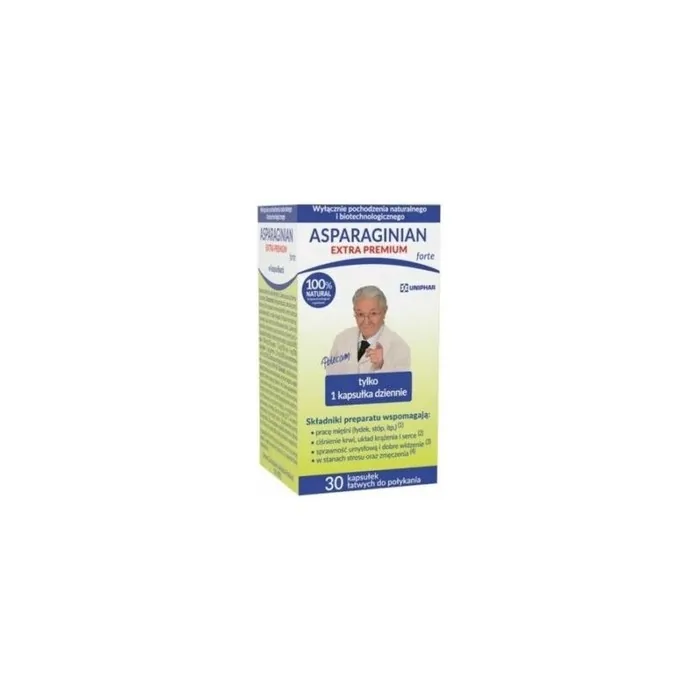 ASPARAGINIAN EXTRA Premium Forte 30 Capsules Magnesium Potassium Muscles Heart Circulation