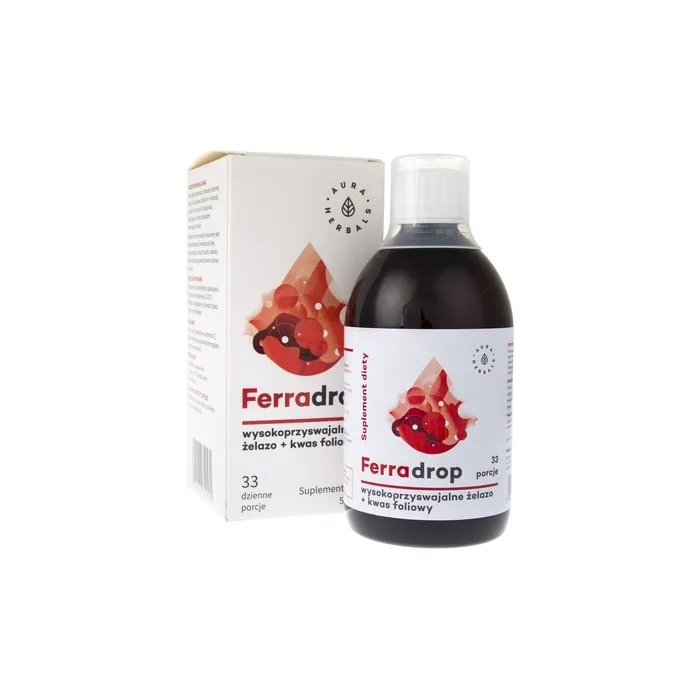 Aura Herbals Ferradrop Iron + Folic Acid 500ml
