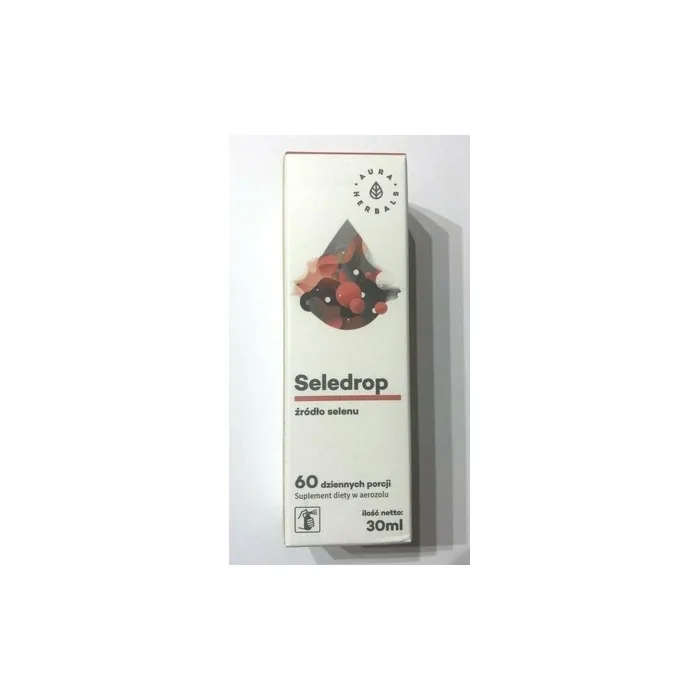 Aura Herbals Seledrop Sodium Source in Aerosol 30ml Thyroid Support Selen