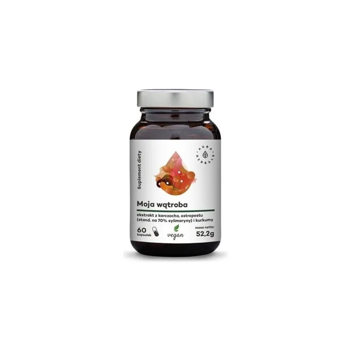 Aura Herbals My Liver Artichoke Milk Thistle Turmeric 60 Capsules